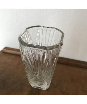 VASE EN VERRE STYLE ART DÉCO