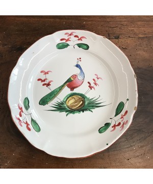 ASSIETTE ANCIENNE EN FAÏENCE