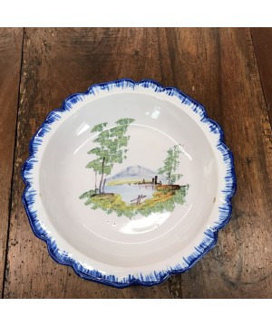 PLAT ANCIEN EN FAÏENCE