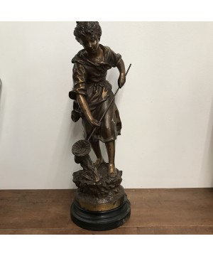 STATUE EN RÉGULE