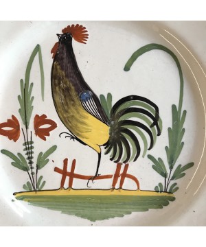 ASSIETTE EN FAÏENCE